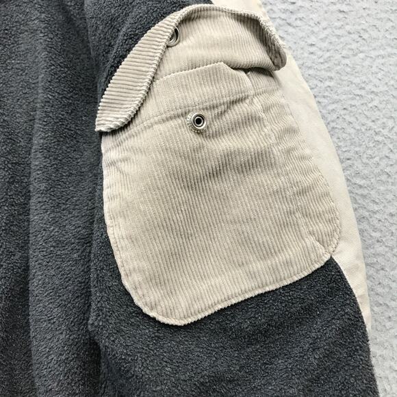 Vintage Old Navy Painters Corduroy Fleece Lined Jacket Mens Medium Tan Barn Coat - Picture 10 of 11